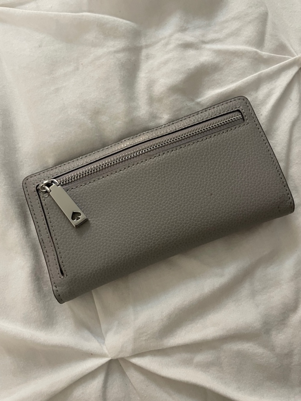 kate spade Grey Pebbled Leather Wallet - Picture 6 of 9